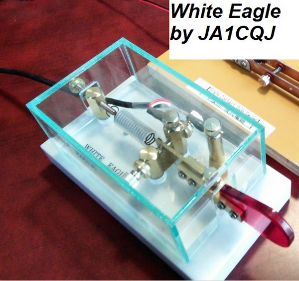 JA9MAT's White Eagle sideswiper made by JA1CQJ, click to enlarge picture.